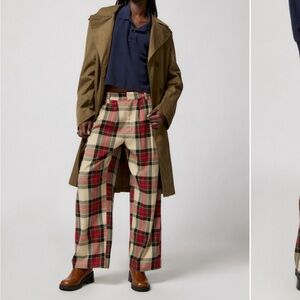 Urban Outfitters | Plaid Christmas Trousers